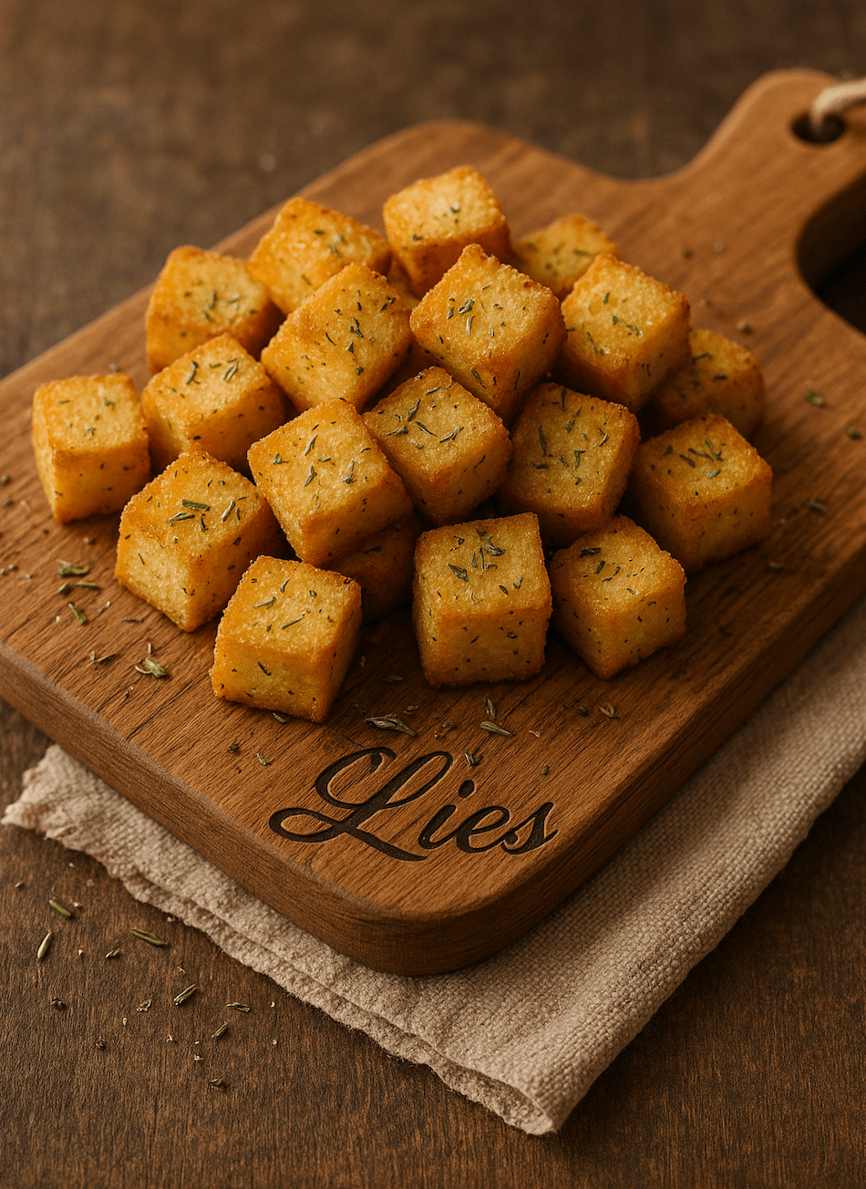 small batch artisanal croutons